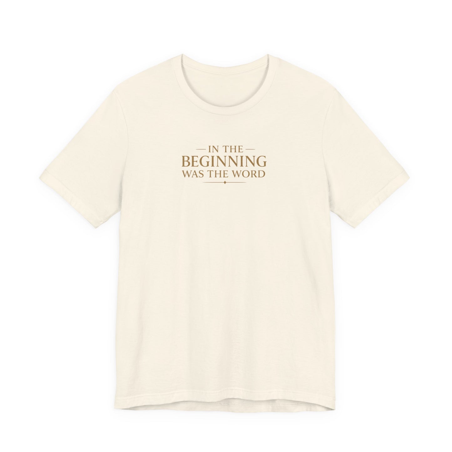 John 1:1 Christian T‑Shirt — “In the Beginning Was the Word” Bible Verse Tee