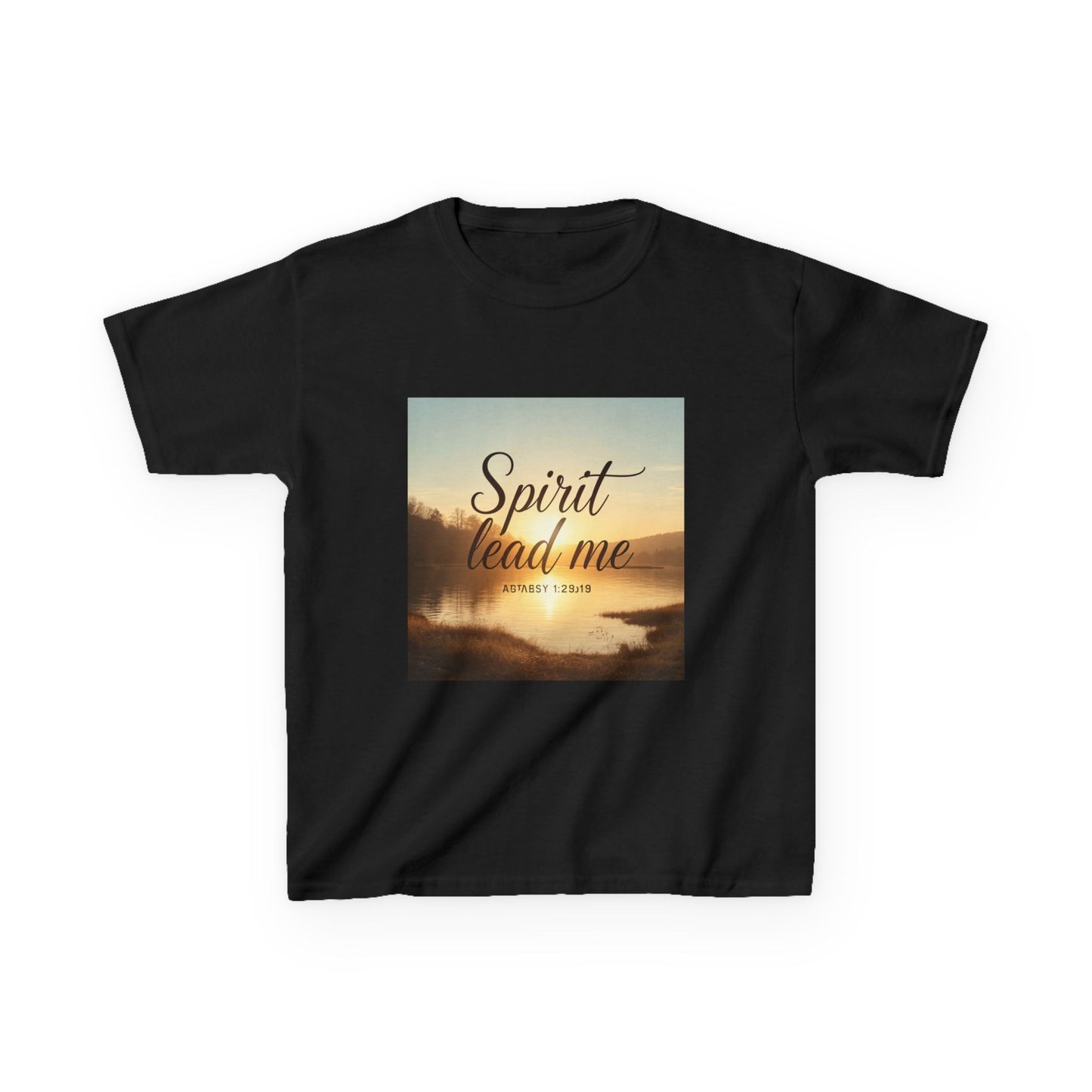 Kids T‑Shirt — "Spirit Lead Me" Sunrise Faith Tee