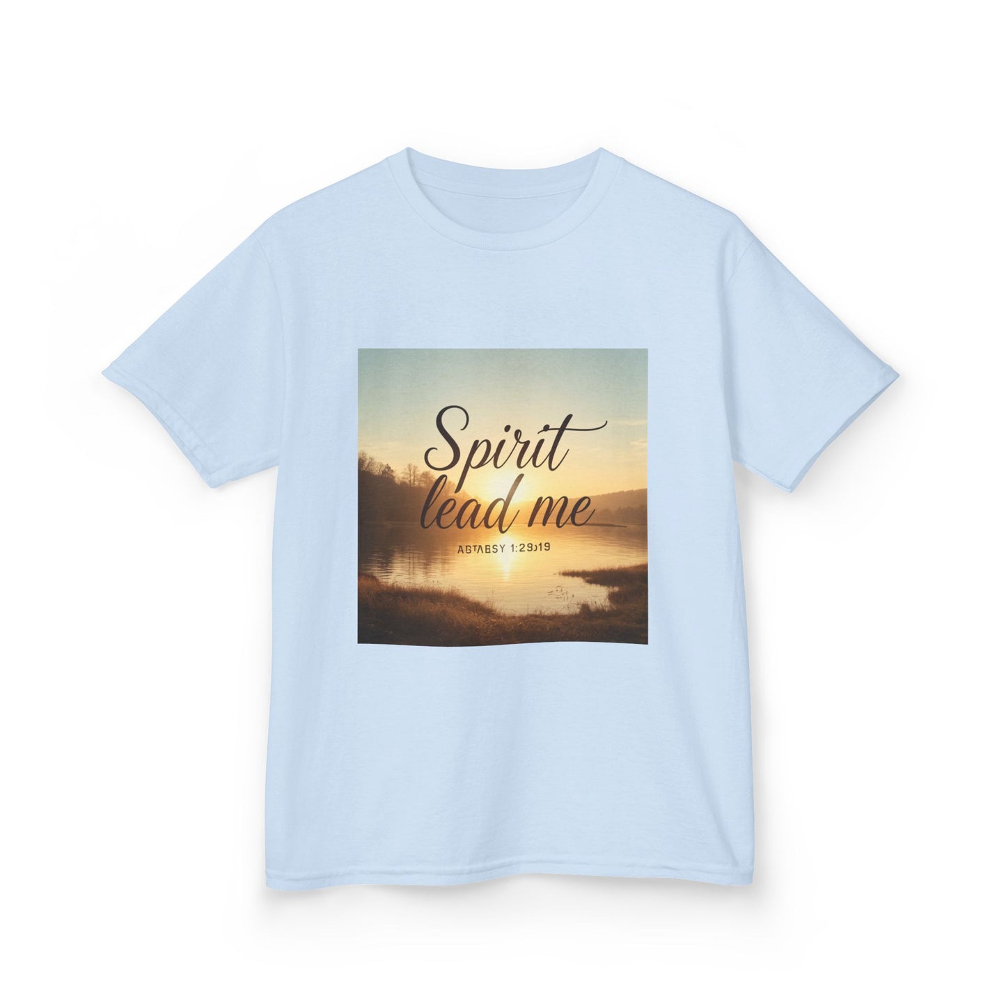Kids T‑Shirt — "Spirit Lead Me" Sunrise Faith Tee