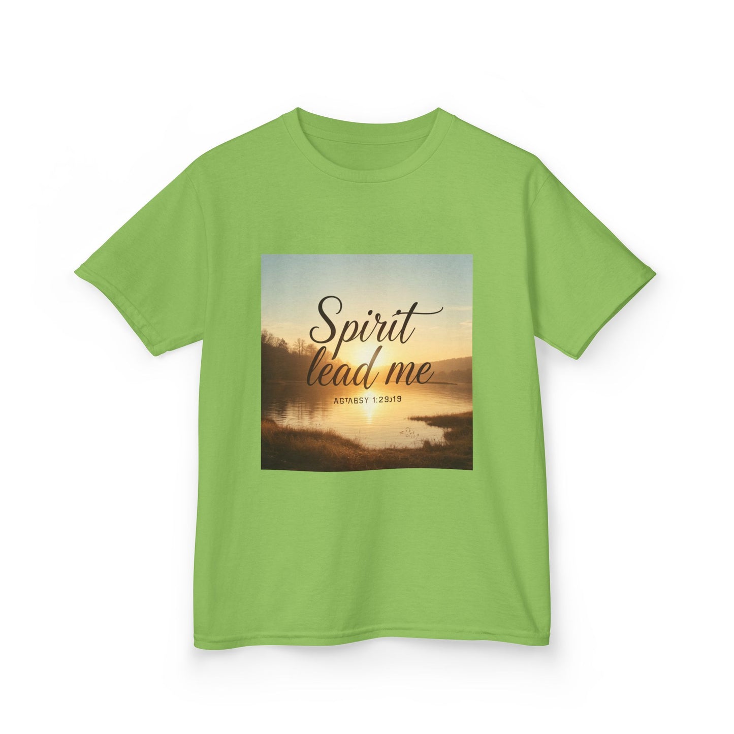 Kids T‑Shirt — "Spirit Lead Me" Sunrise Faith Tee