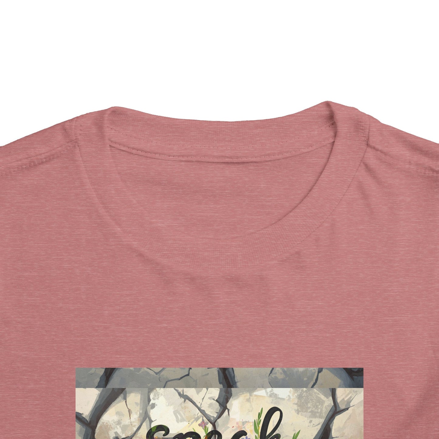 Toddler Tee - "Speak Life to Broken Things" Floral Inspirational Shirt