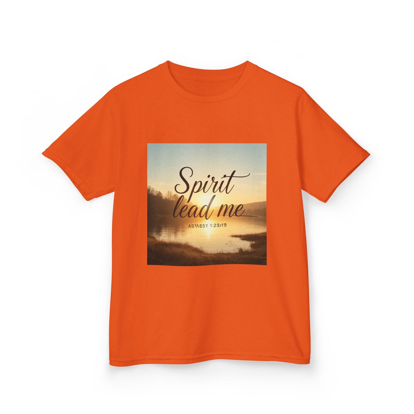 Kids T‑Shirt — "Spirit Lead Me" Sunrise Faith Tee
