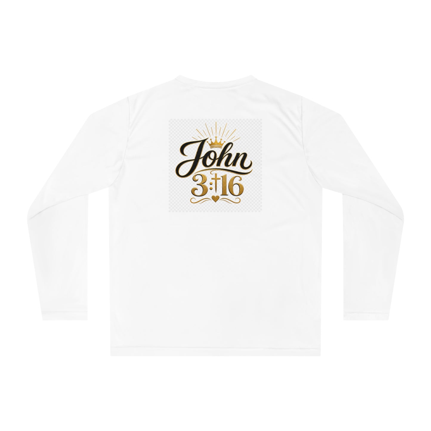 John 3:16 Christian Long Sleeve Shirt — Inspirational Bible Verse Faith Tee