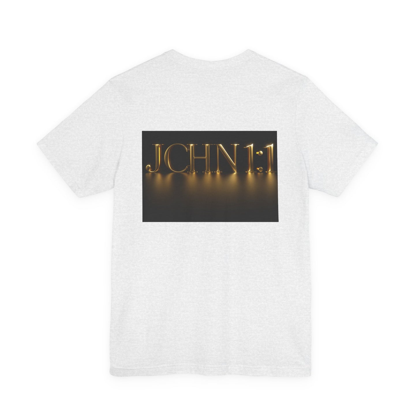 John 1:1 Christian T‑Shirt — “In the Beginning Was the Word” Bible Verse Tee