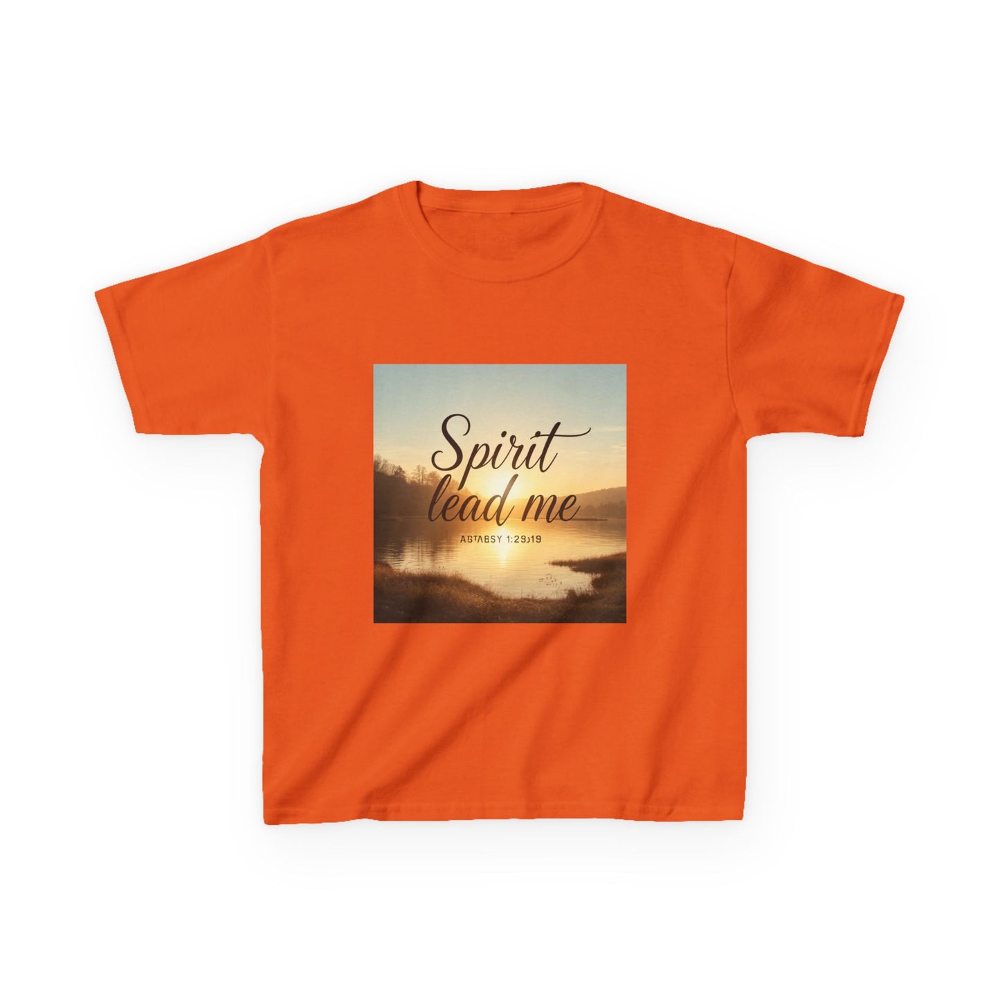 Kids T‑Shirt — "Spirit Lead Me" Sunrise Faith Tee