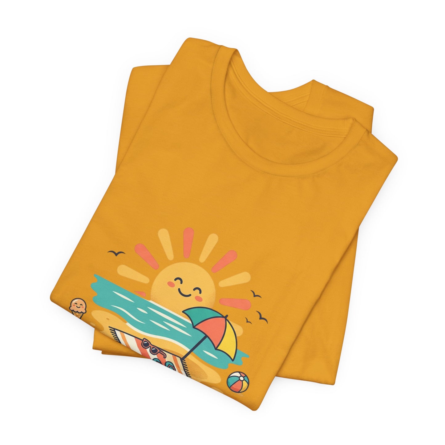 First Day of Summer Tee — Cute Sunny Beach Graphic T-Shirt