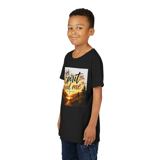 Youth Tee — "Spirit Lead Me" Christian Kids Shirt (Led by His Spirit)