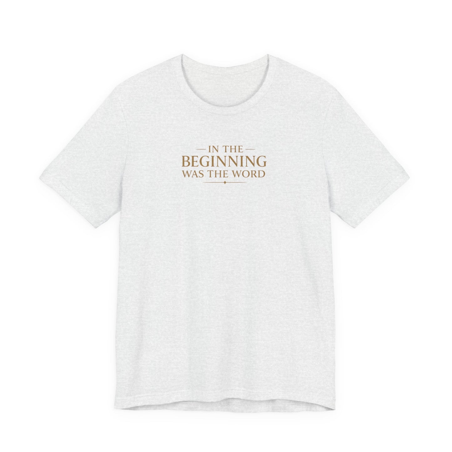 John 1:1 Christian T‑Shirt — “In the Beginning Was the Word” Bible Verse Tee
