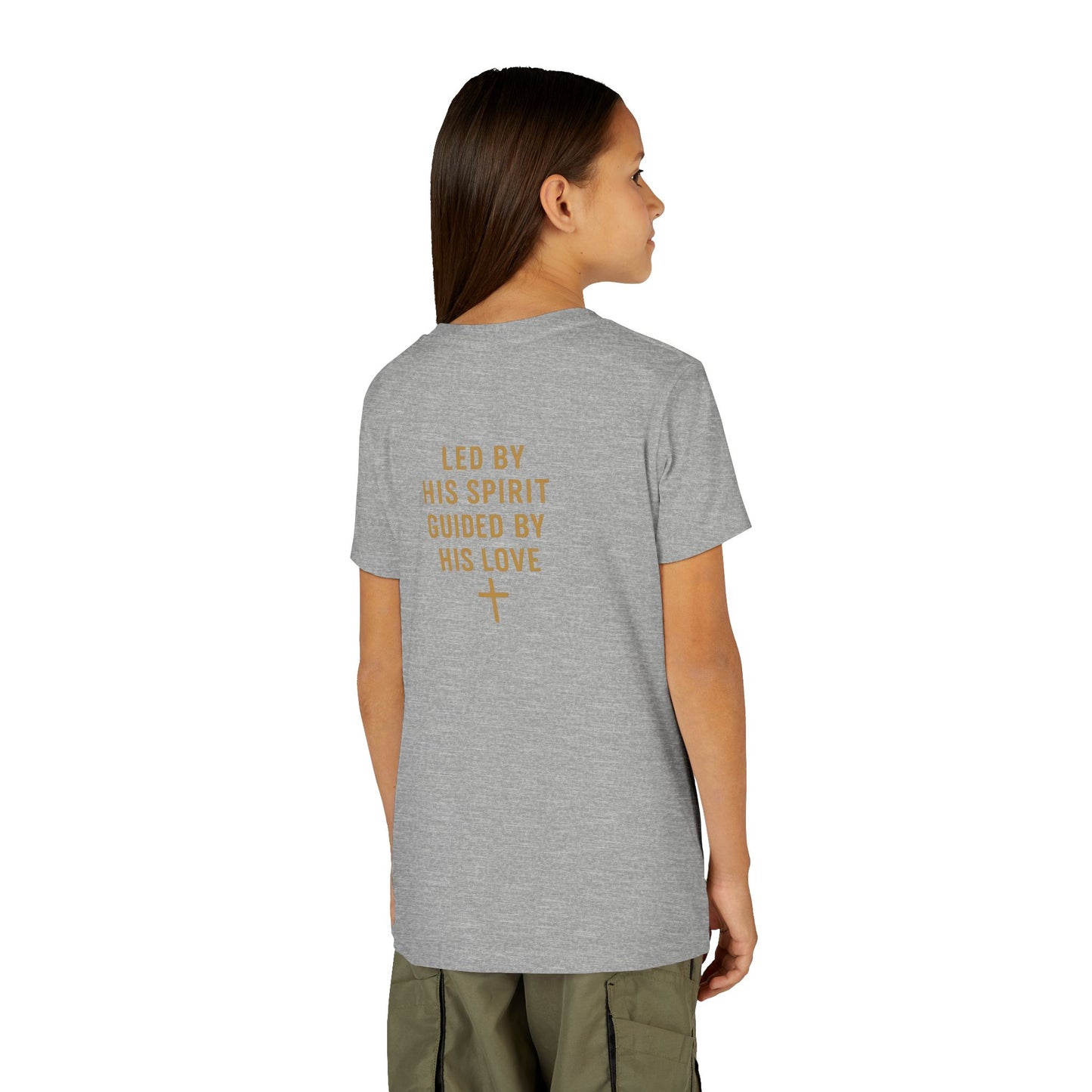 Youth Tee — "Spirit Lead Me" Christian Kids Shirt (Led by His Spirit)