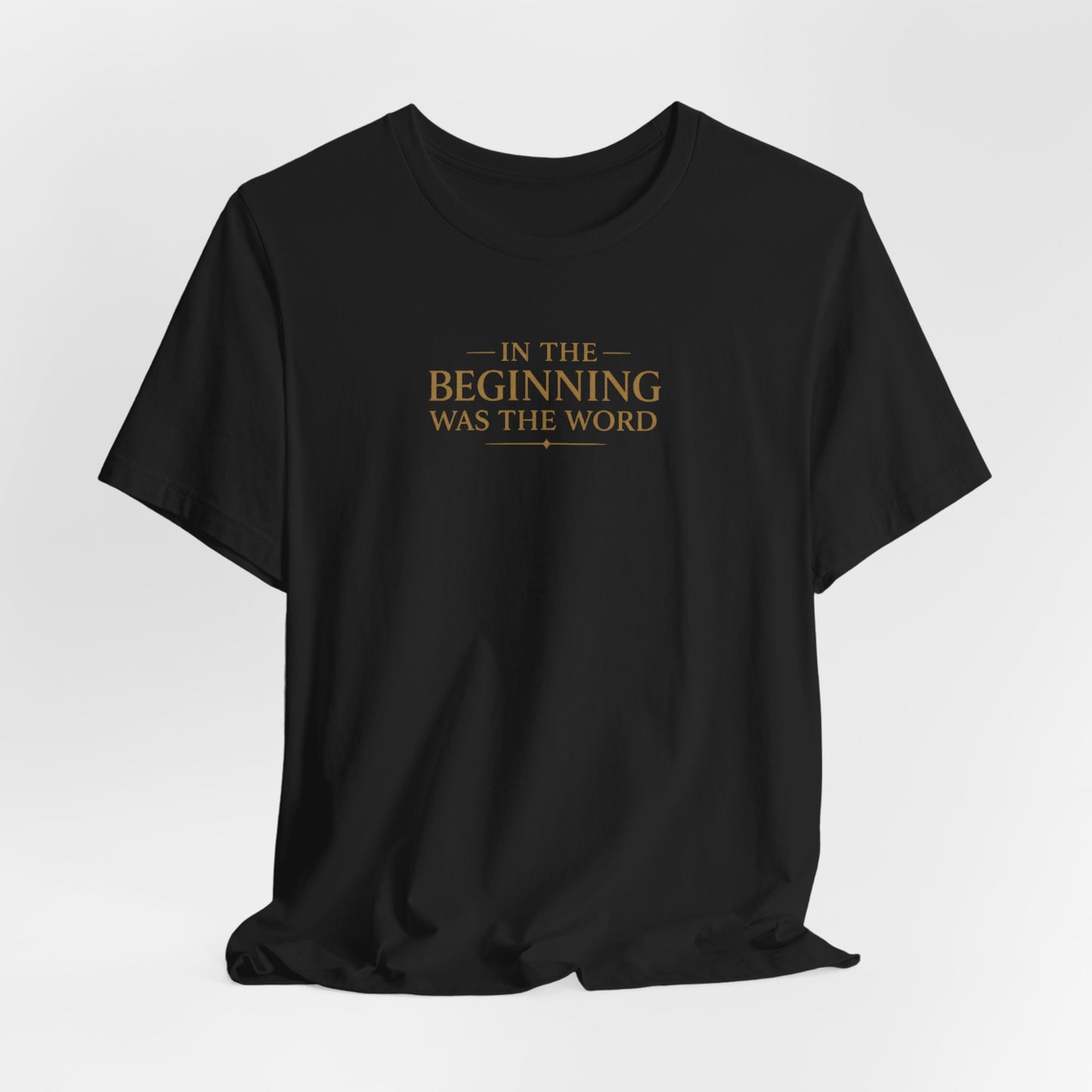 John 1:1 Christian T‑Shirt — “In the Beginning Was the Word” Bible Verse Tee