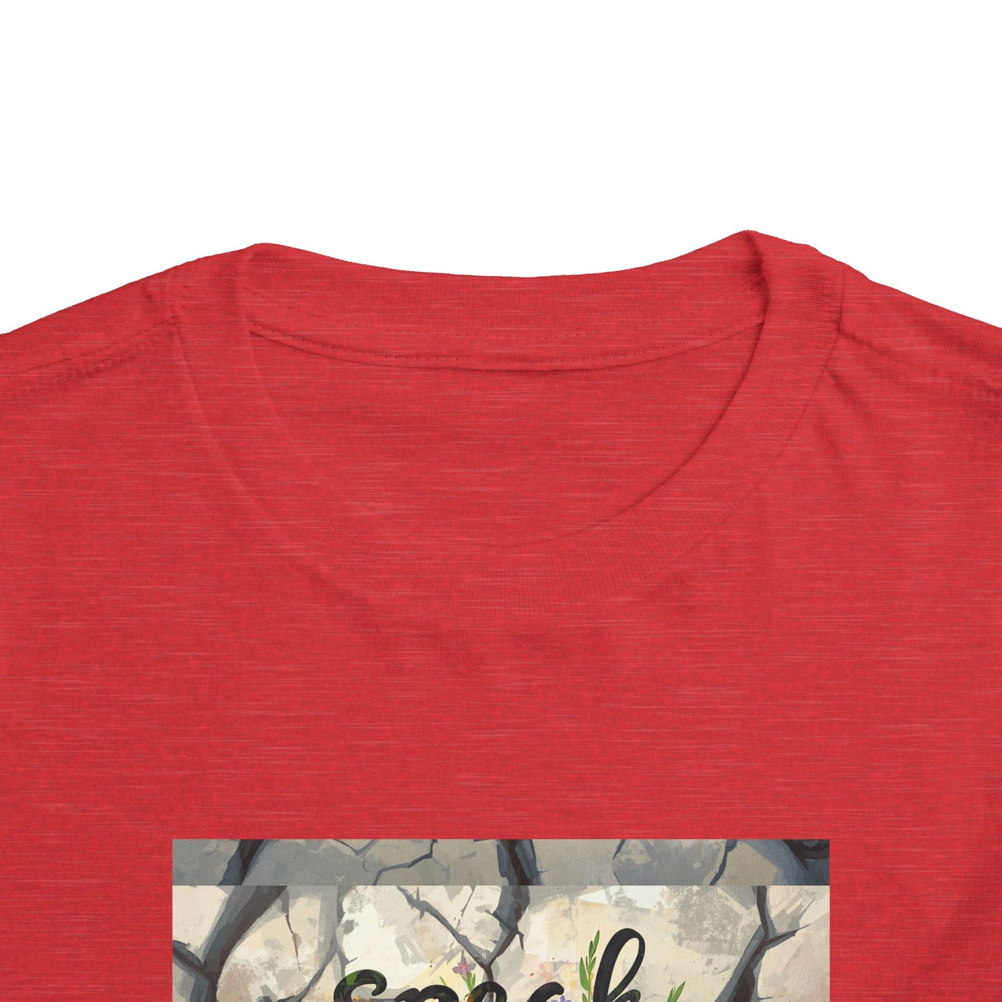 Toddler Tee - "Speak Life to Broken Things" Floral Inspirational Shirt