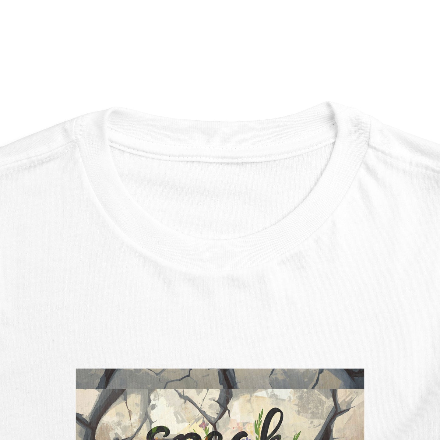 Toddler Tee - "Speak Life to Broken Things" Floral Inspirational Shirt
