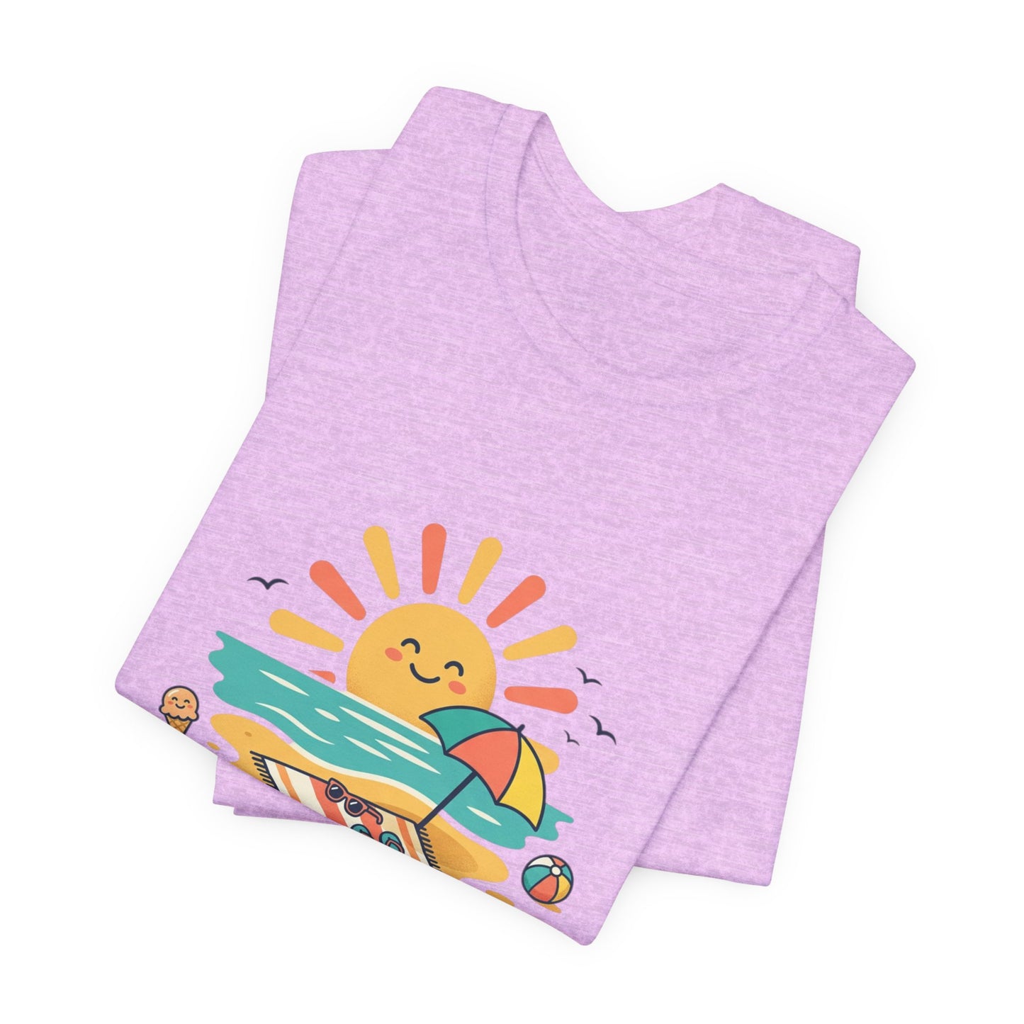 First Day of Summer Tee — Cute Sunny Beach Graphic T-Shirt