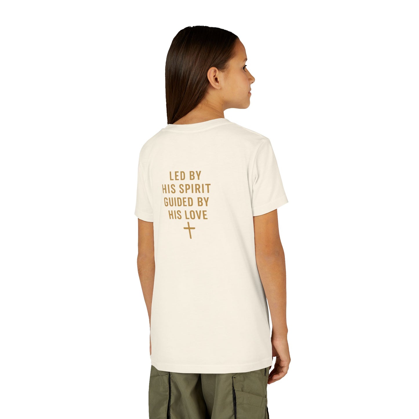 Youth Tee — "Spirit Lead Me" Christian Kids Shirt (Led by His Spirit)