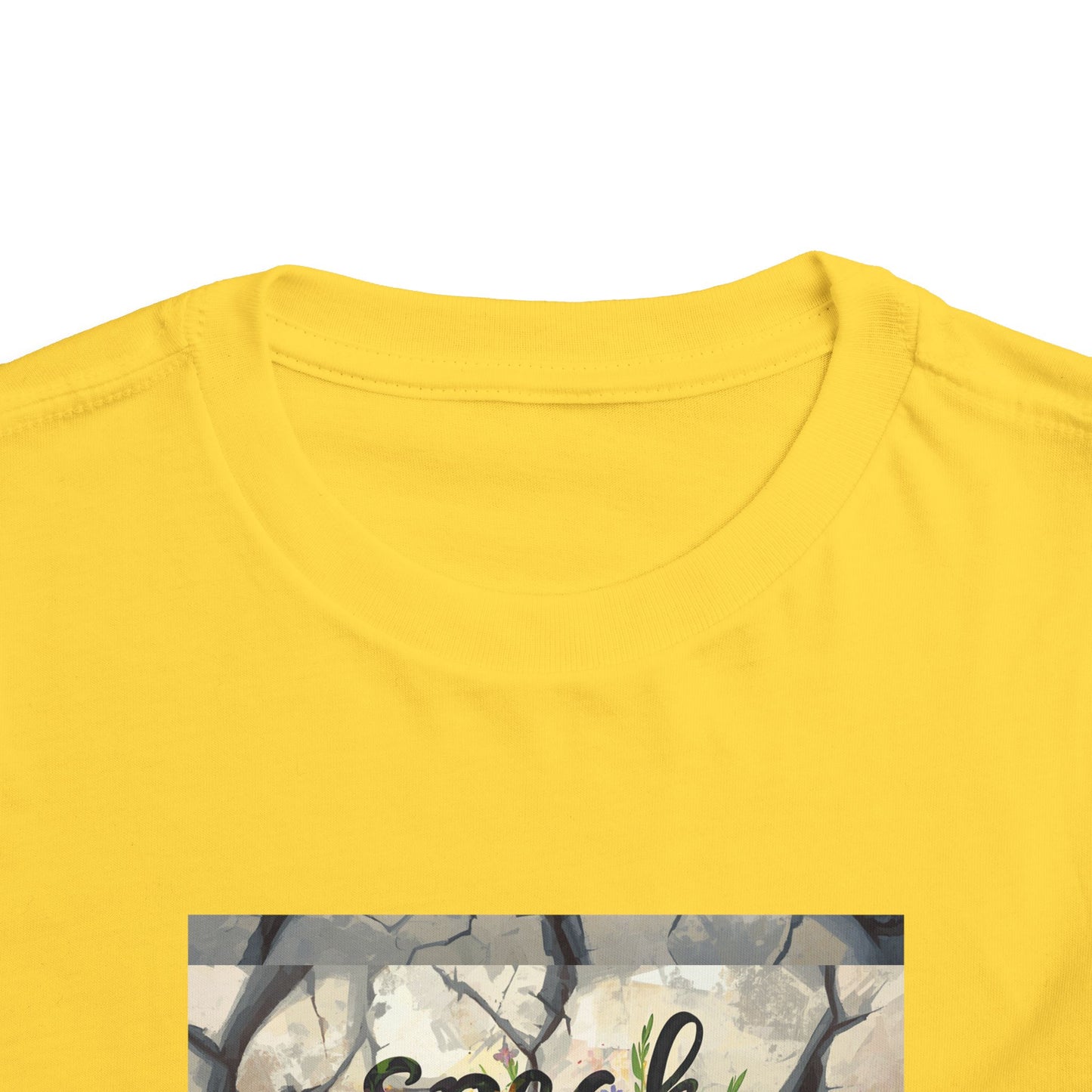 Toddler Tee - "Speak Life to Broken Things" Floral Inspirational Shirt