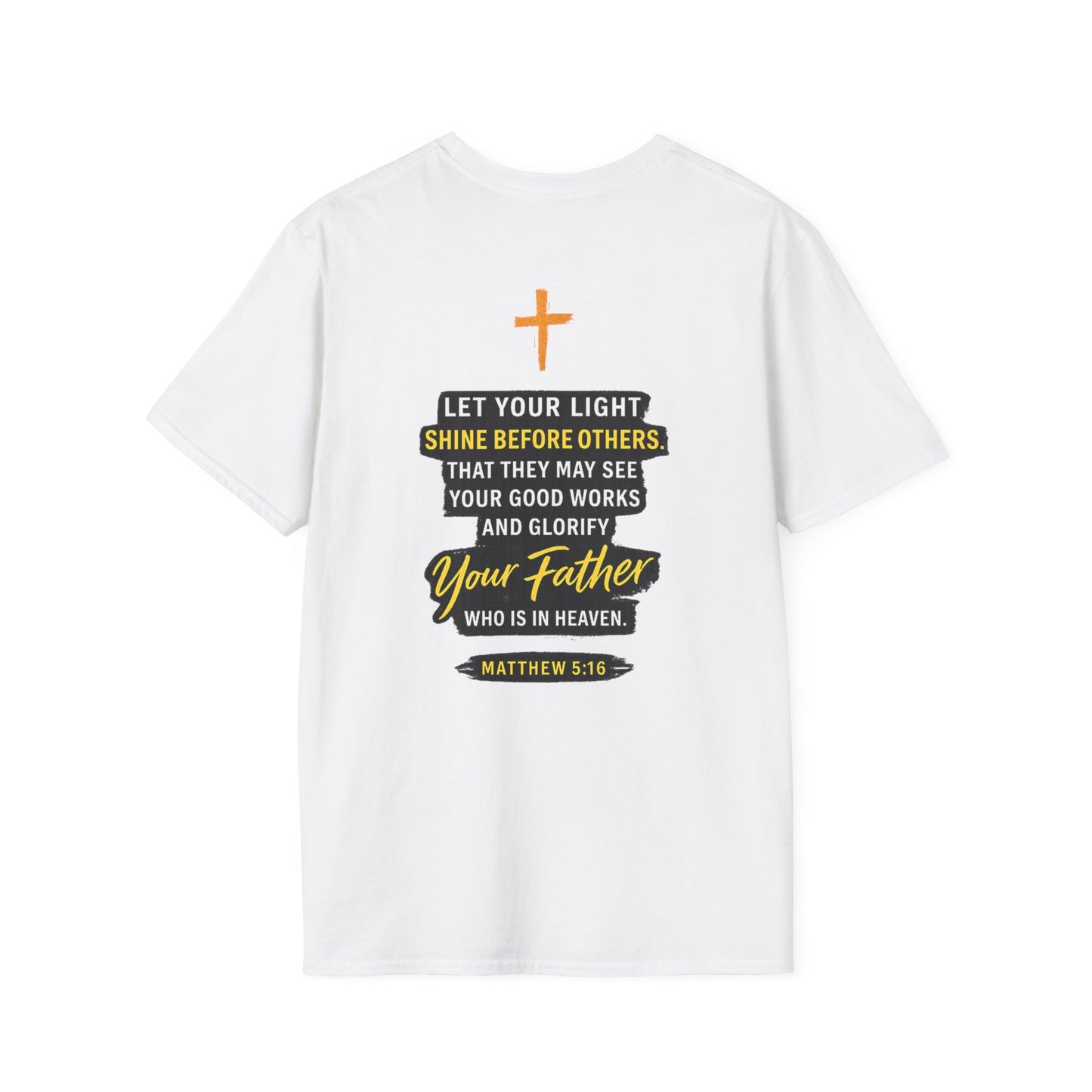 Let Your Light Shine T-Shirt — Inspirational Christian Faith Graphic Tee