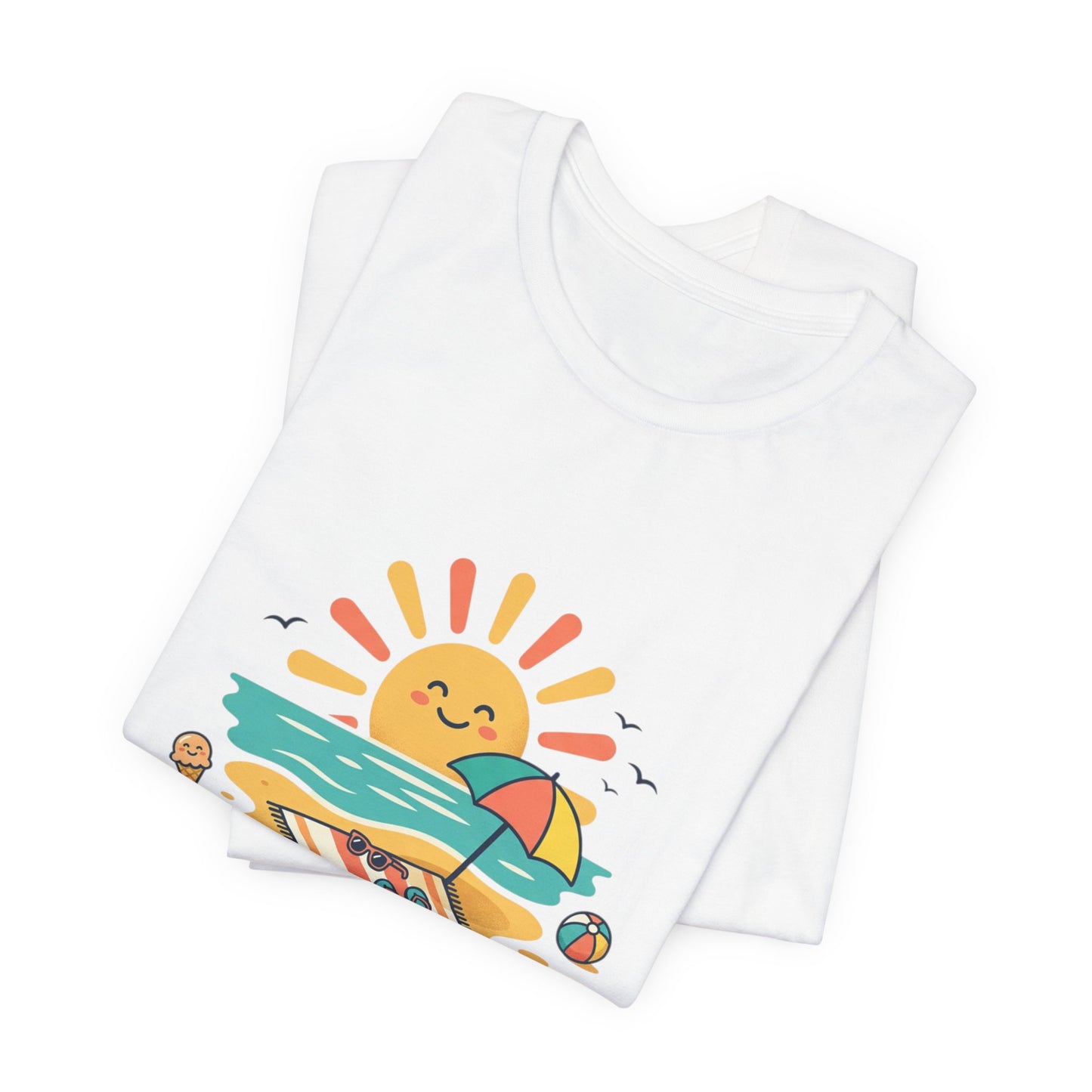 First Day of Summer Tee — Cute Sunny Beach Graphic T-Shirt