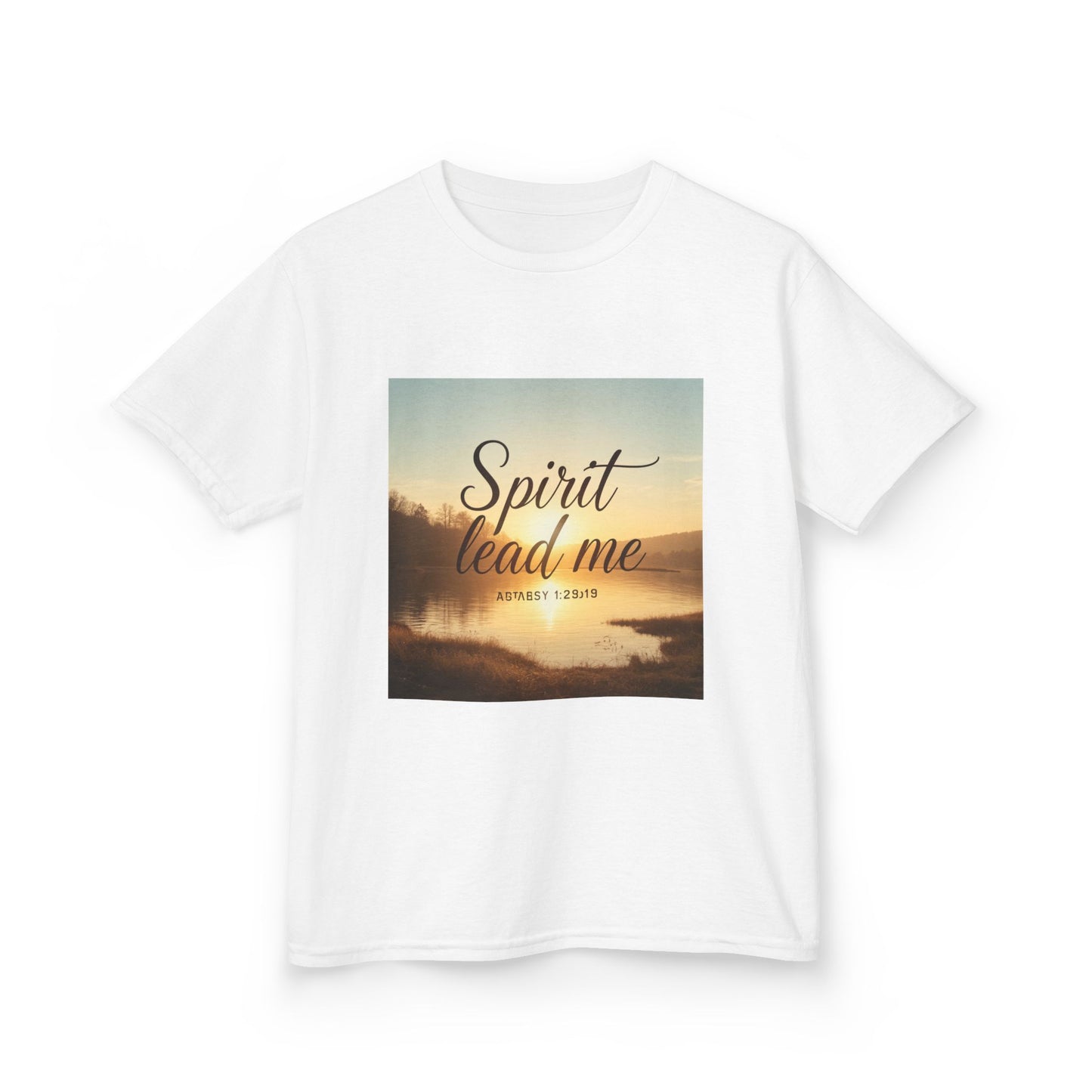 Kids T‑Shirt — "Spirit Lead Me" Sunrise Faith Tee