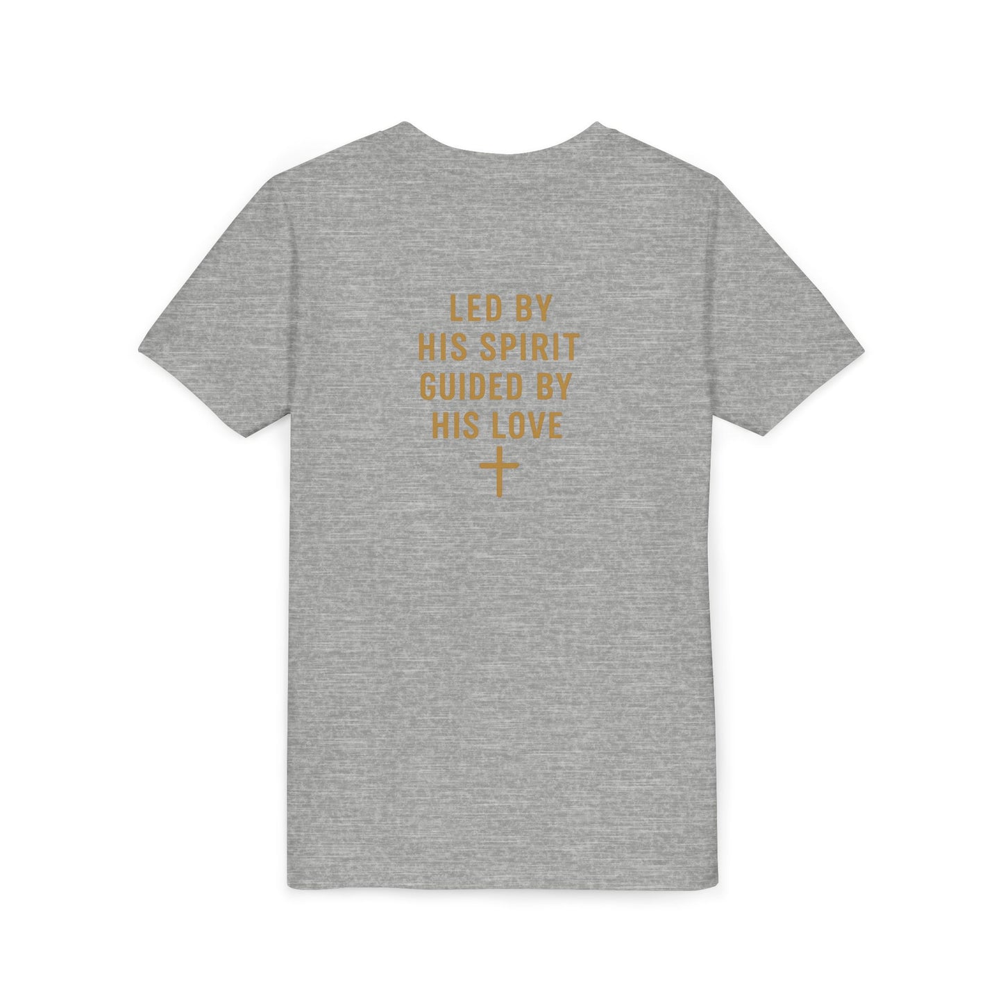 Youth Tee — "Spirit Lead Me" Christian Kids Shirt (Led by His Spirit)
