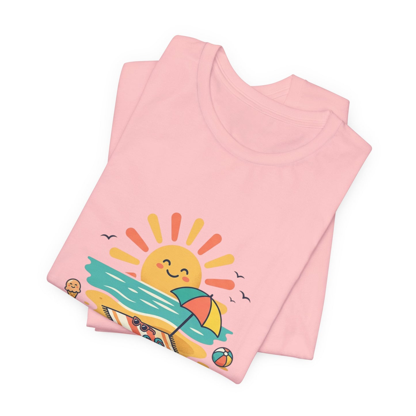 First Day of Summer Tee — Cute Sunny Beach Graphic T-Shirt