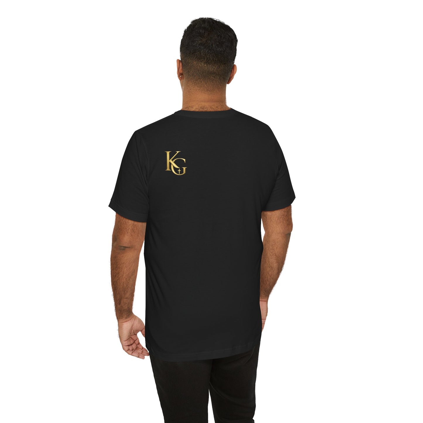 Redeemed by His Blood T‑Shirt — Christian Cross Faith Tee (Ephesians 1:7)