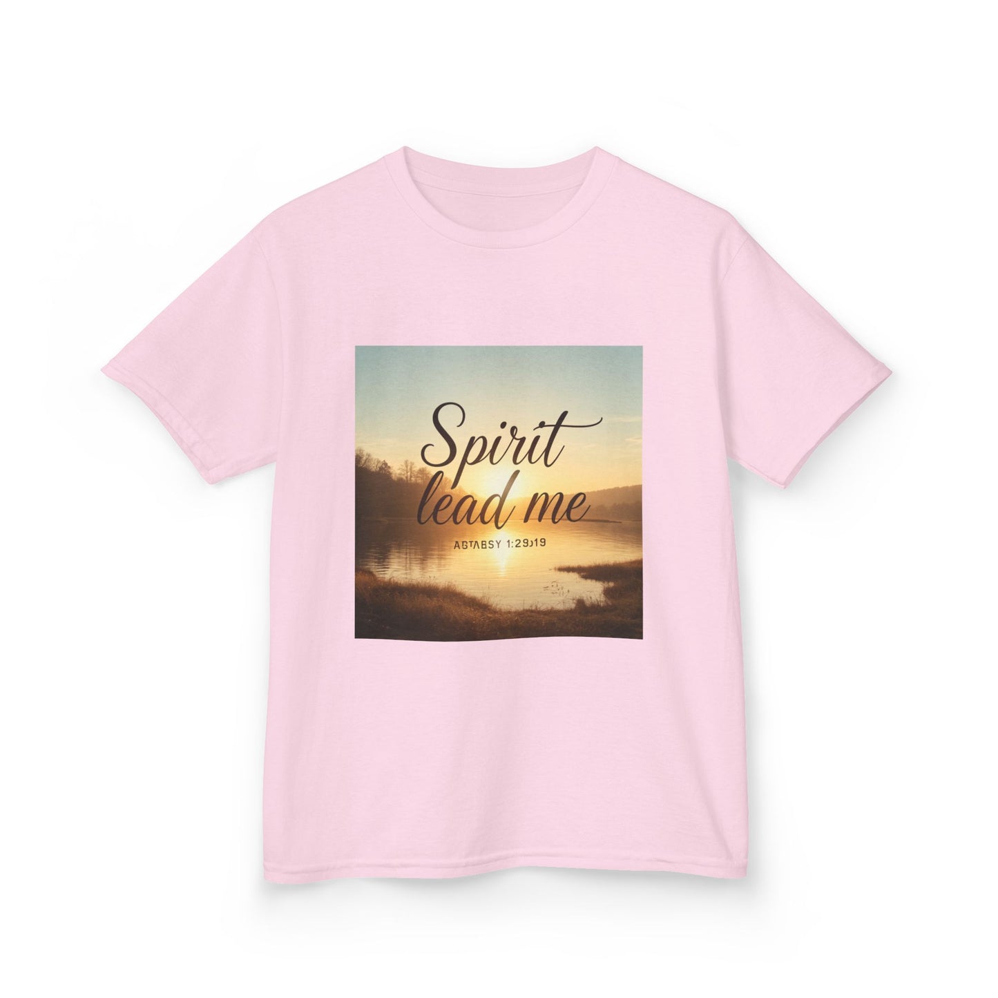 Kids T‑Shirt — "Spirit Lead Me" Sunrise Faith Tee