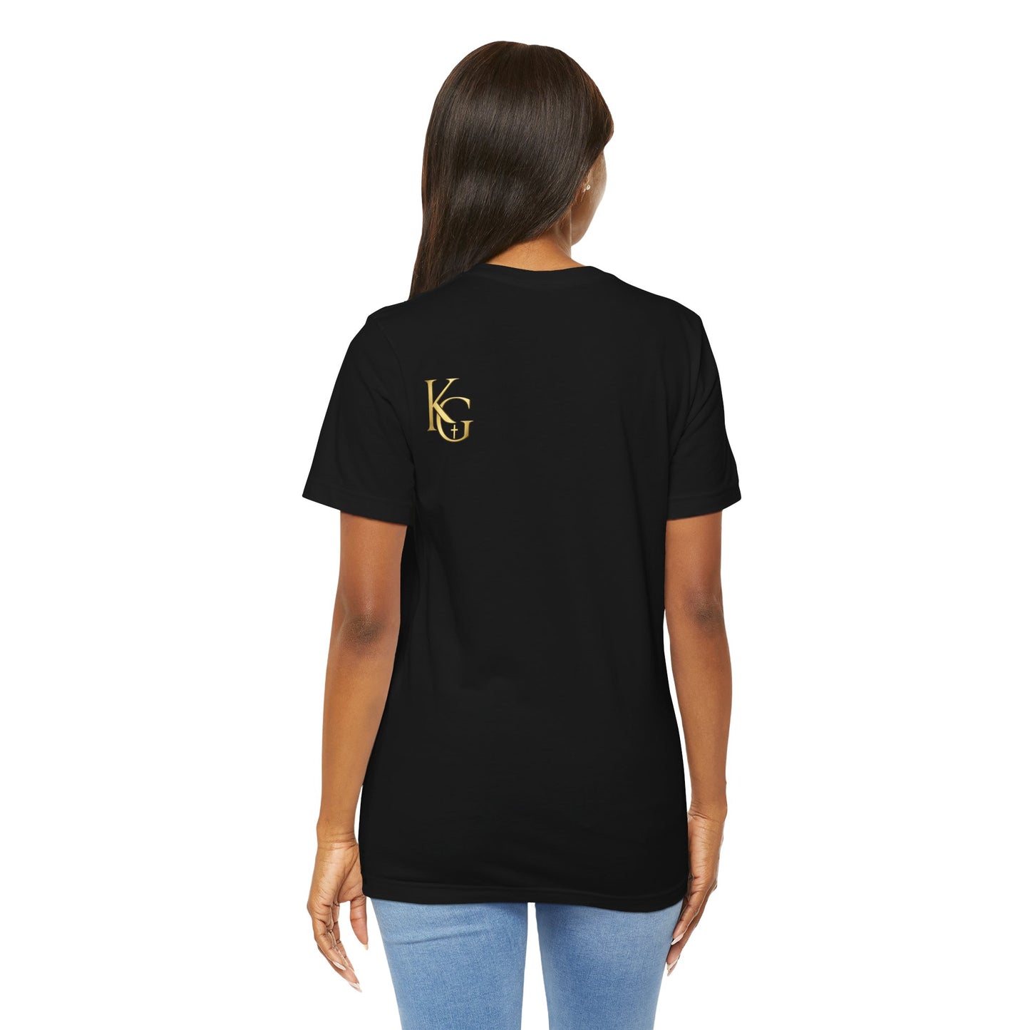 Redeemed by His Blood T‑Shirt — Christian Cross Faith Tee (Ephesians 1:7)
