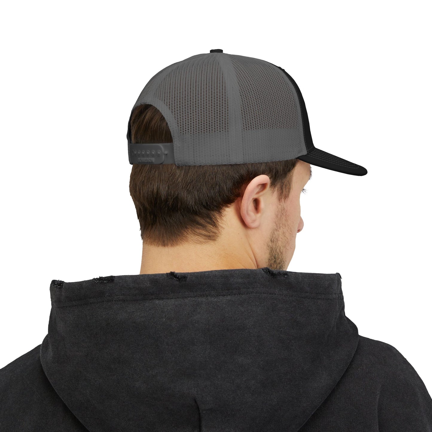 Trucker Cap — "Sunny Days" Embroidered Mesh Snapback