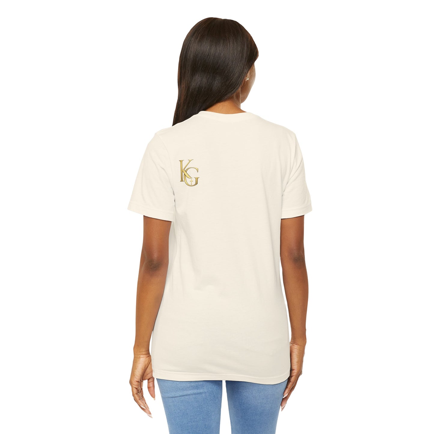 Redeemed by His Blood T‑Shirt — Christian Cross Faith Tee (Ephesians 1:7)