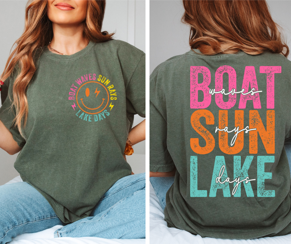 Boat Waves Summer Shirt