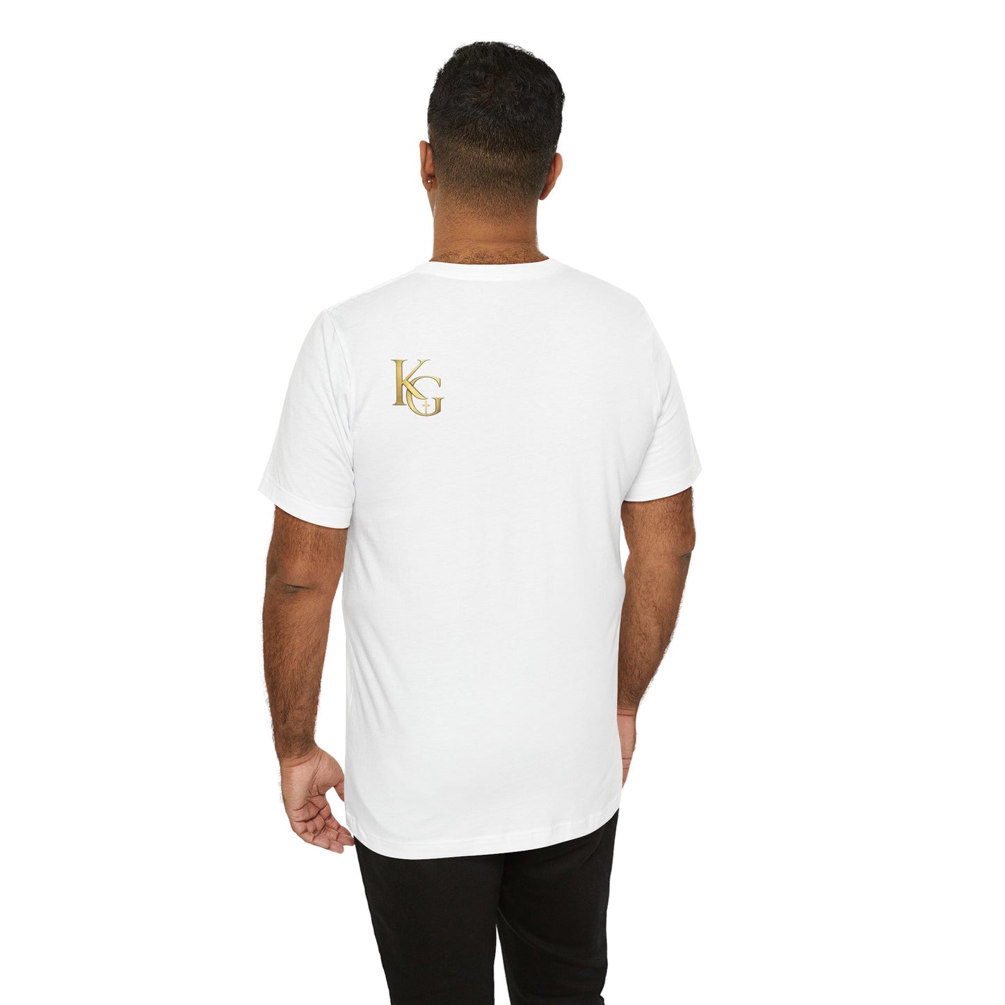 Redeemed by His Blood T‑Shirt — Christian Cross Faith Tee (Ephesians 1:7)