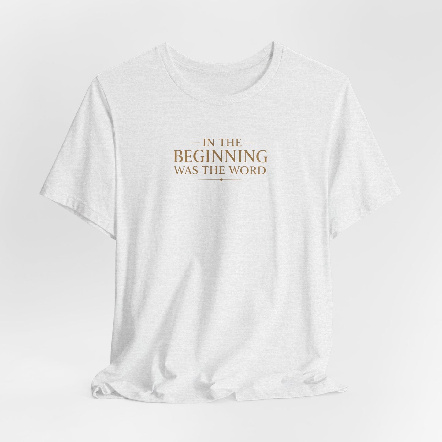 John 1:1 Christian T‑Shirt — “In the Beginning Was the Word” Bible Verse Tee