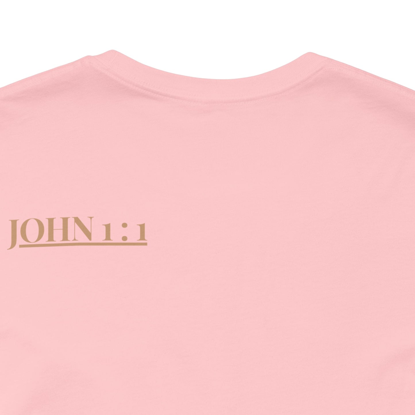 Biblical Verse Tee — "In the Beginning Was the Word" John 1:1 Christian T-Shirt