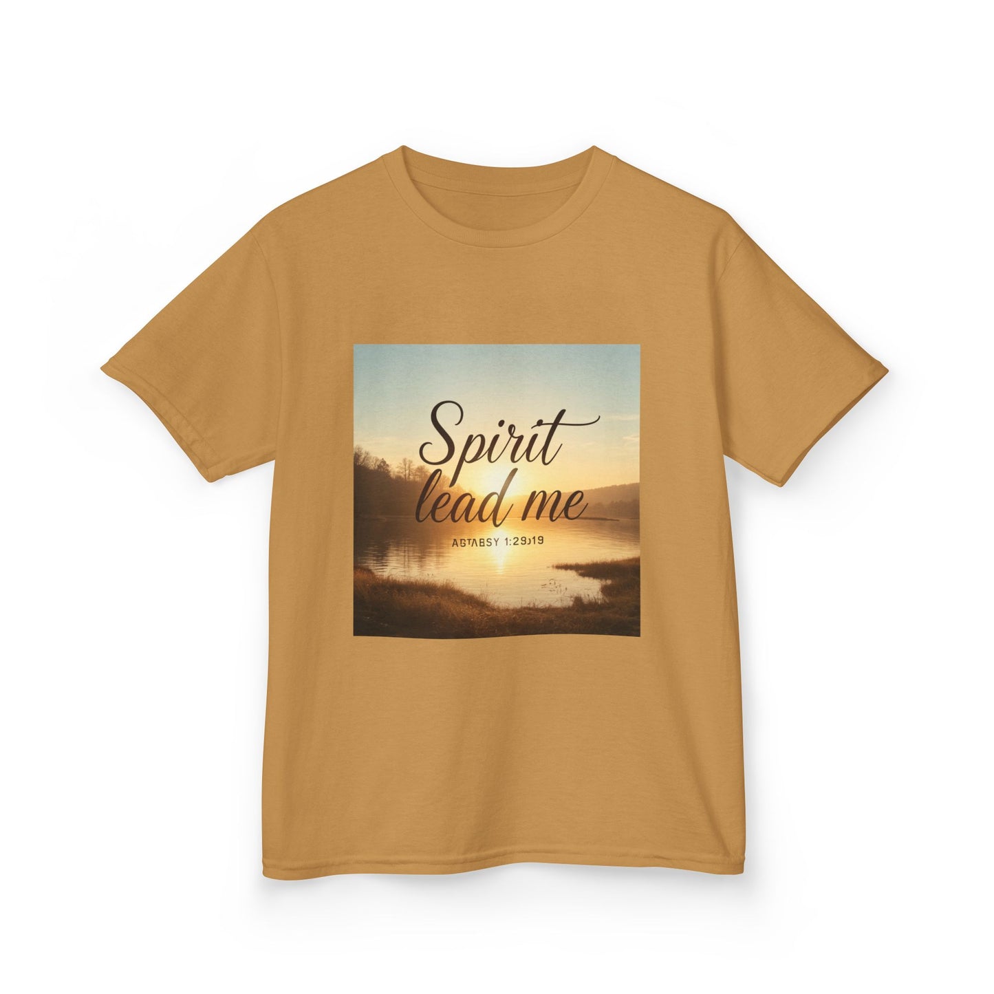 Kids T‑Shirt — "Spirit Lead Me" Sunrise Faith Tee