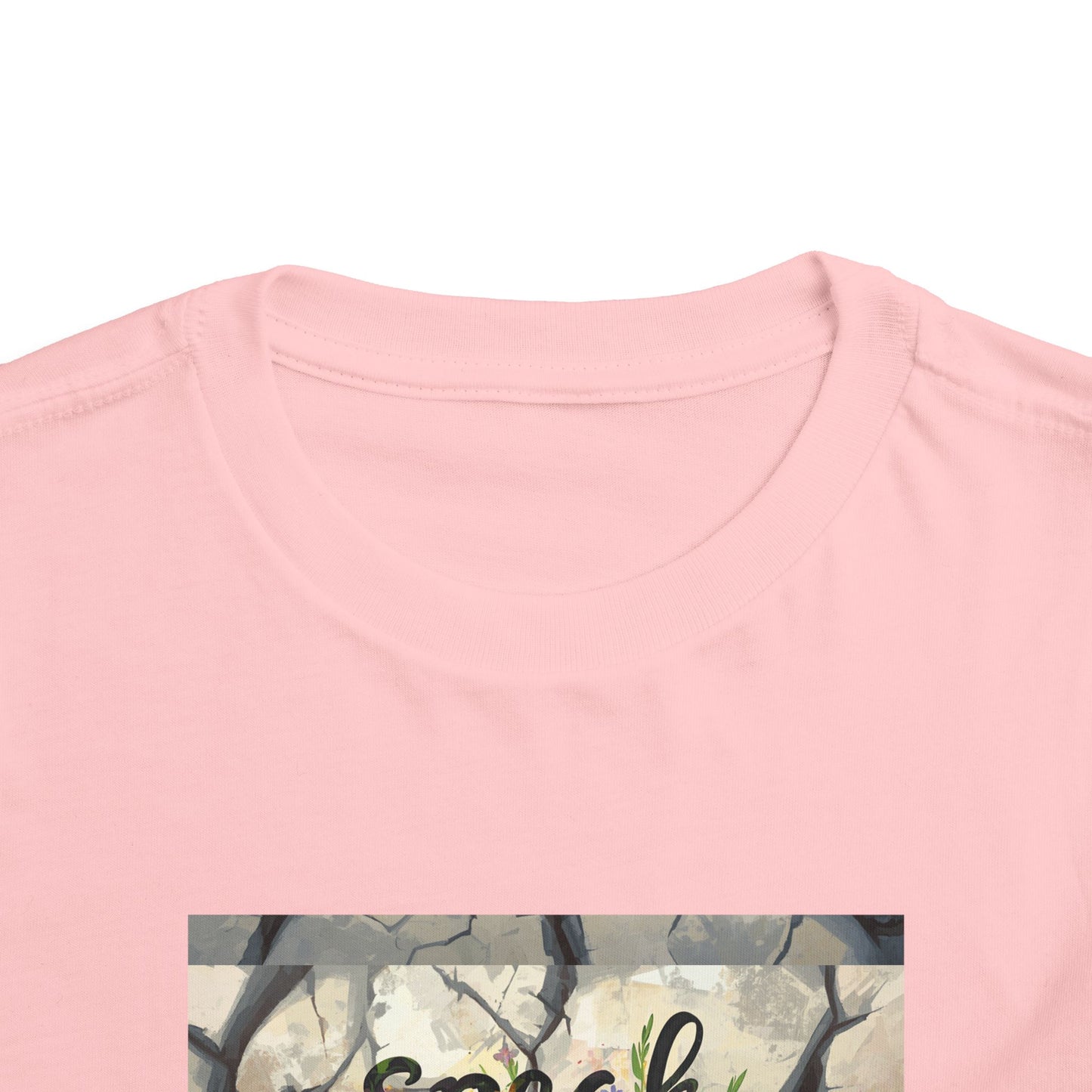 Toddler Tee - "Speak Life to Broken Things" Floral Inspirational Shirt
