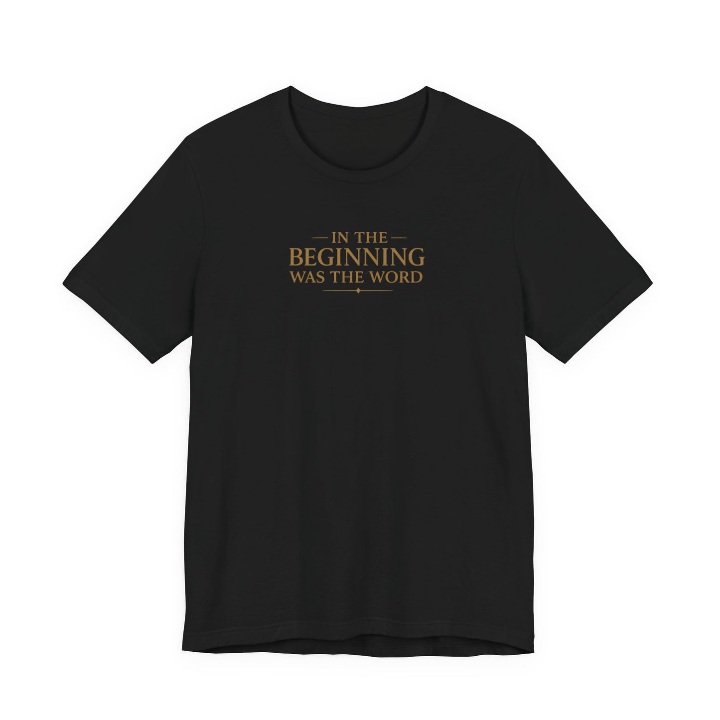 John 1:1 Christian T‑Shirt — “In the Beginning Was the Word” Bible Verse Tee