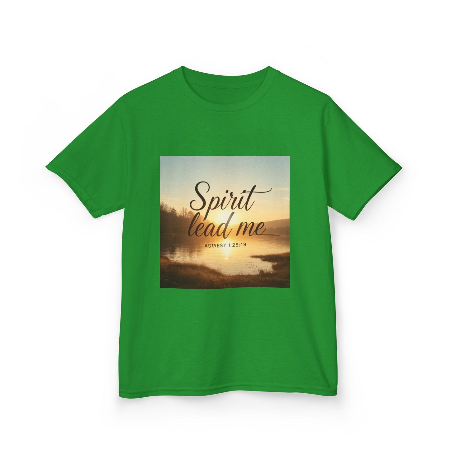 Kids T‑Shirt — "Spirit Lead Me" Sunrise Faith Tee