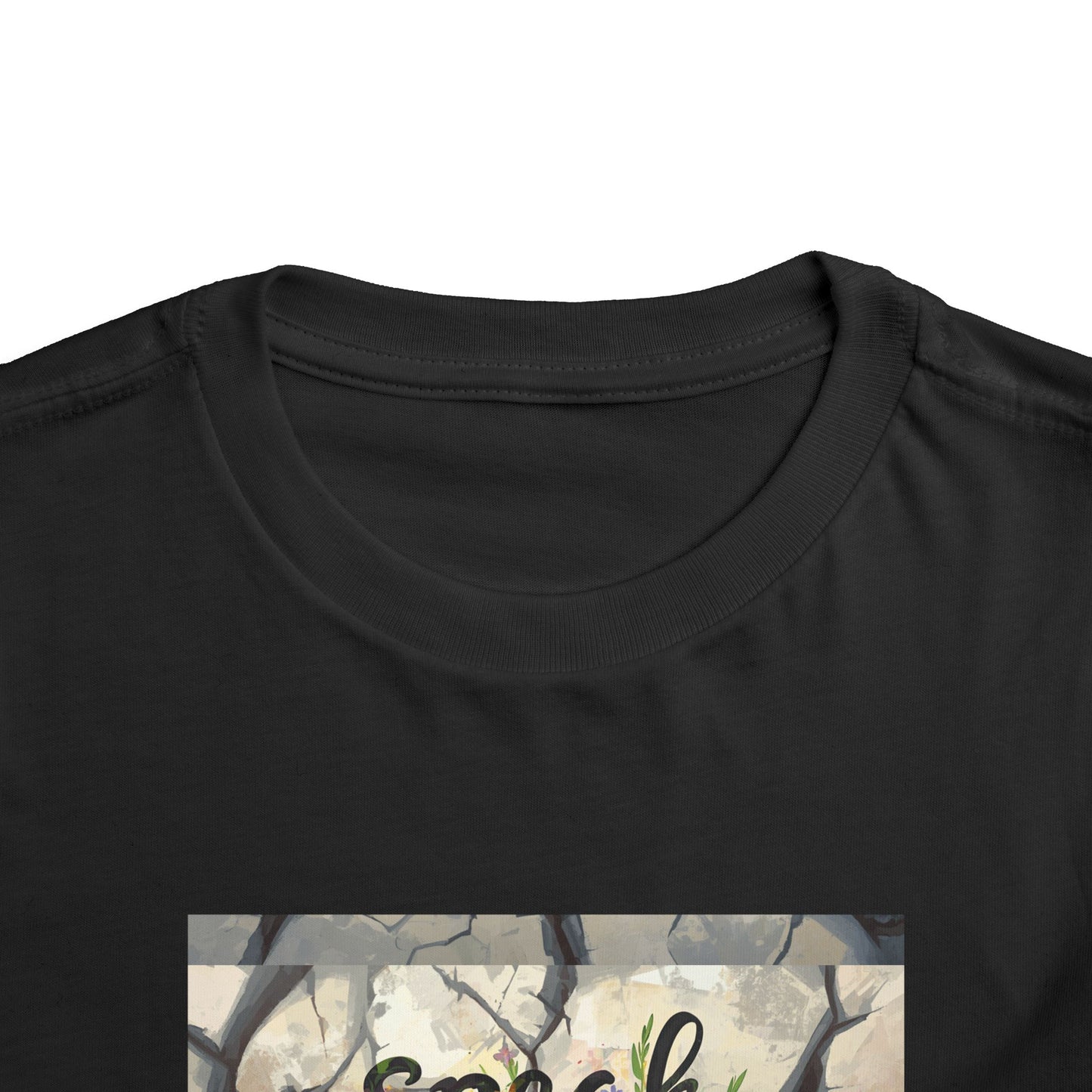 Toddler Tee - "Speak Life to Broken Things" Floral Inspirational Shirt