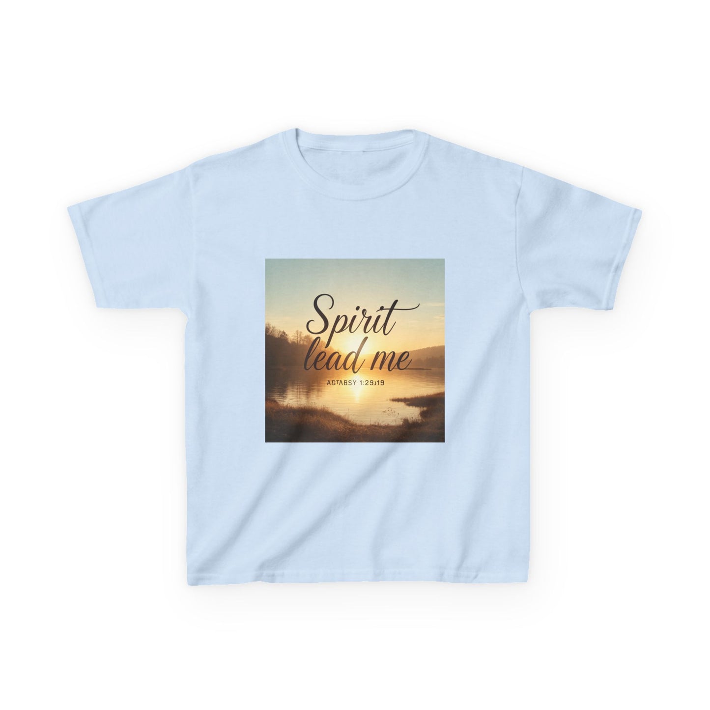 Kids T‑Shirt — "Spirit Lead Me" Sunrise Faith Tee