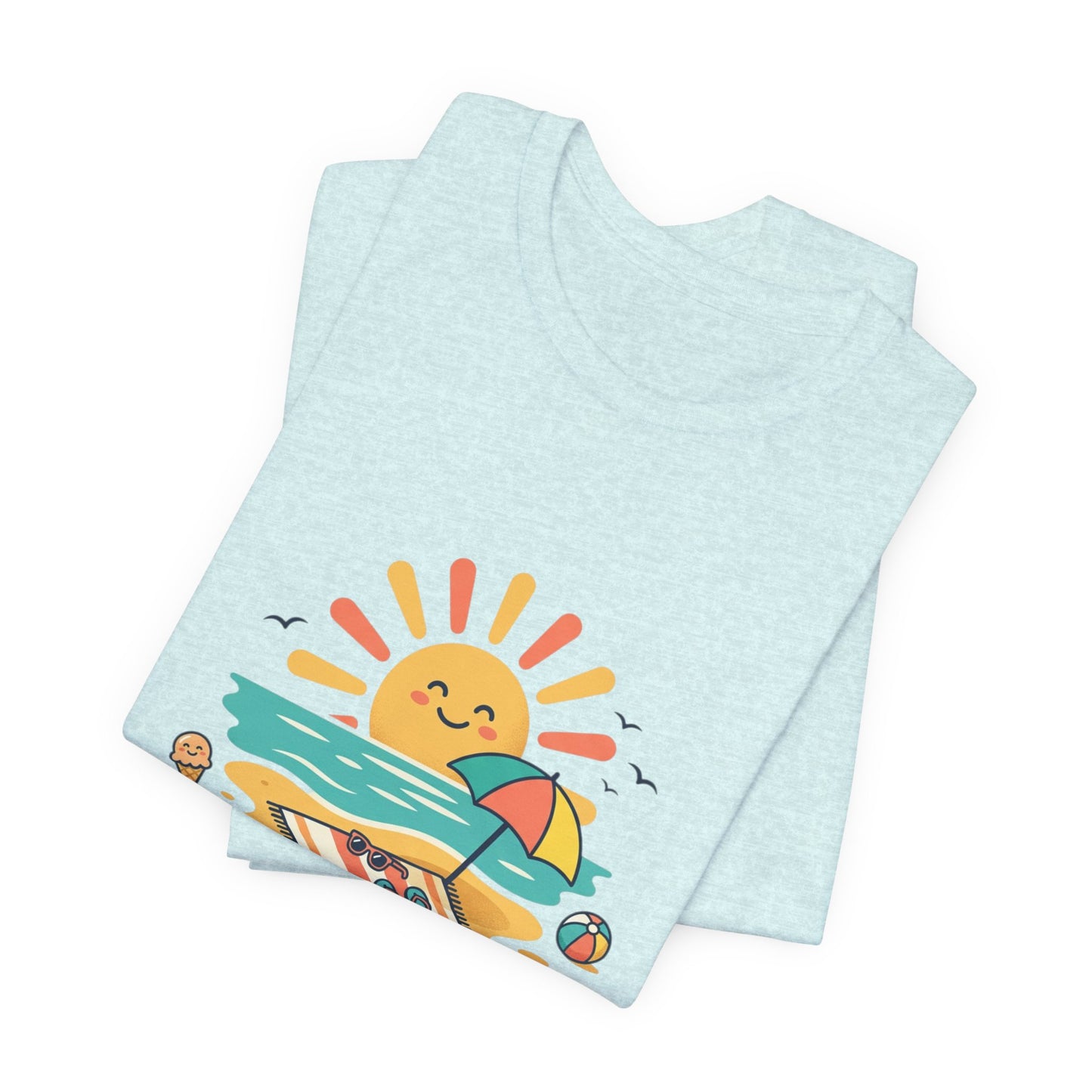 First Day of Summer Tee — Cute Sunny Beach Graphic T-Shirt